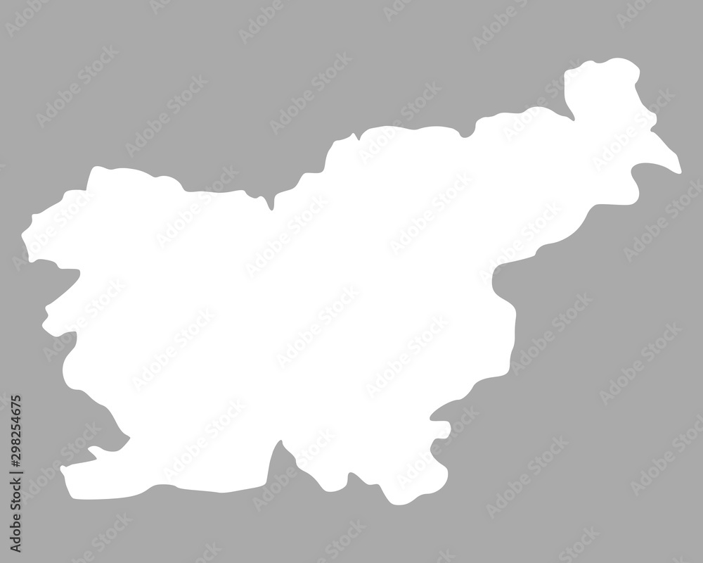 Karte von Slowenien