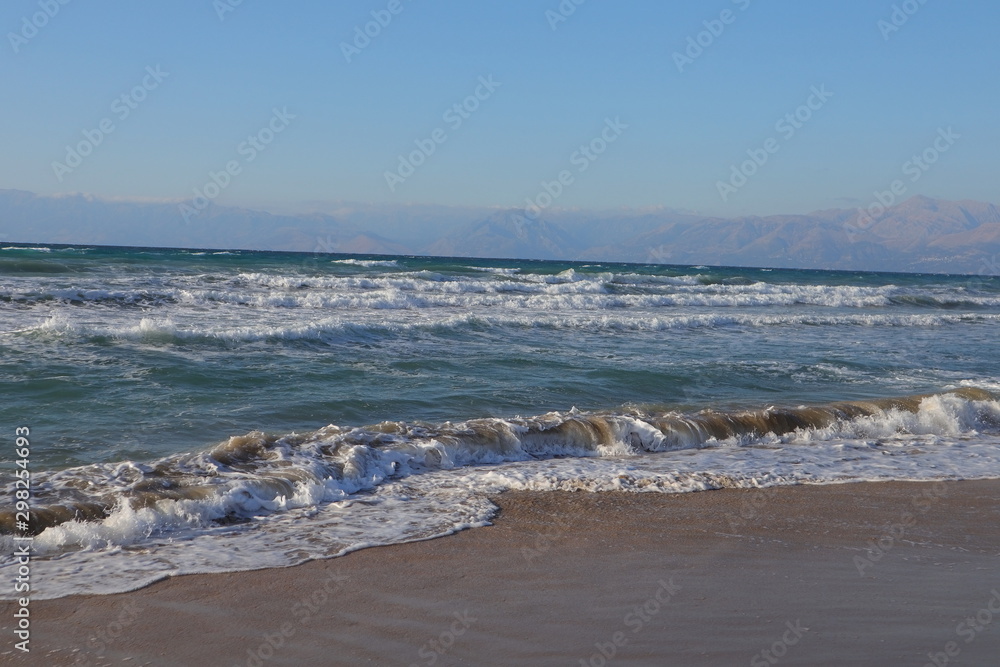 Griechenland, Korfu, Strand Griechenland, Korfu, Strand