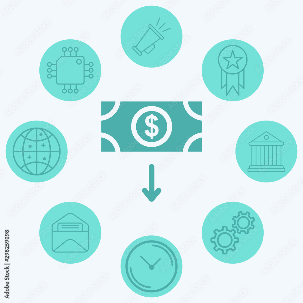 Money vector icon sign symbol Money vector icon sign symbol