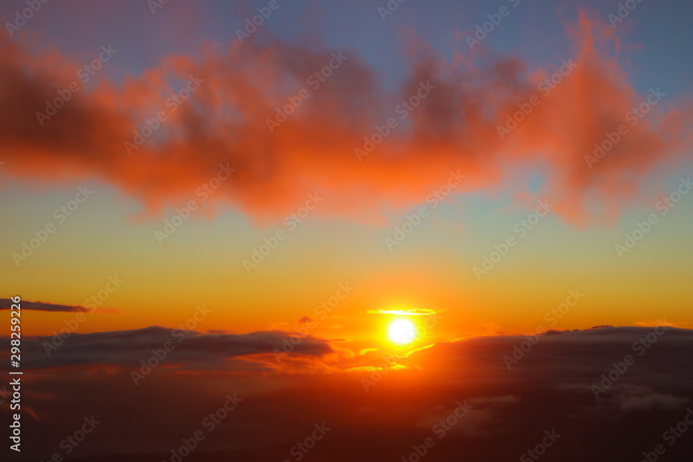 Obraz premium sunset at Haleakala
