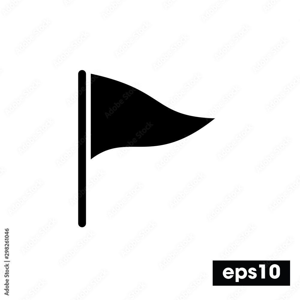 Flat flag icon, Simple Flag sign, Flag symbol Vector illustration for graphic design, Web, UI, mobile app Flat flag icon, Simple Flag sign, Flag symbol Vector illustration for graphic design, Web, UI, mobile app