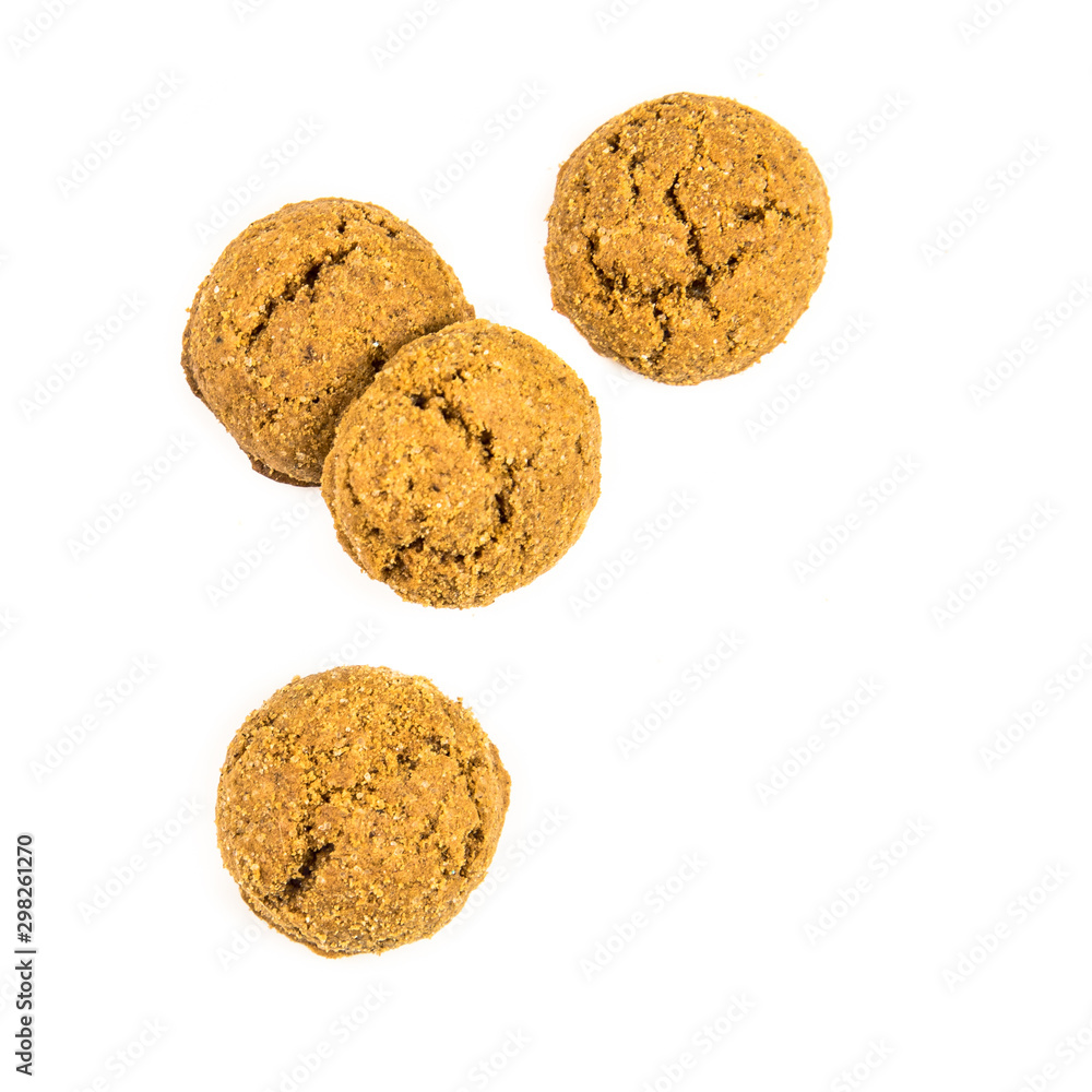 Four pepernoten cookies Four pepernoten cookies