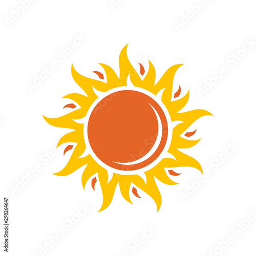 Sun rays logo
