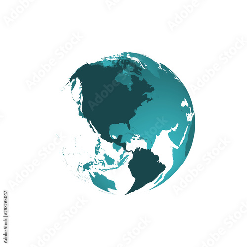 Symbols and icons. Earth globe collection. 3D earth globes with world map. Travel around the world.