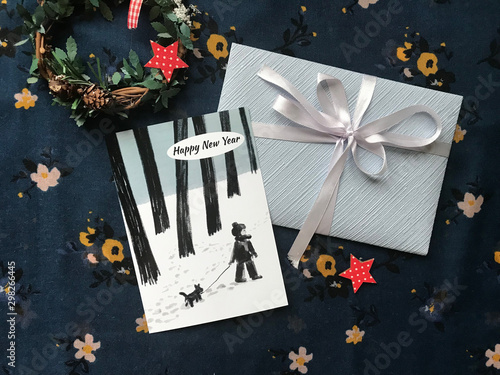 happy new year postcards, New Years cards