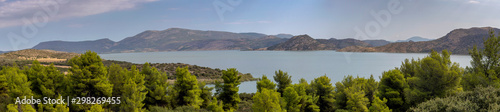 The Iliki lake on a autumn day (Greece, Boeotia)