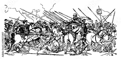 Alexander vintage illustration.