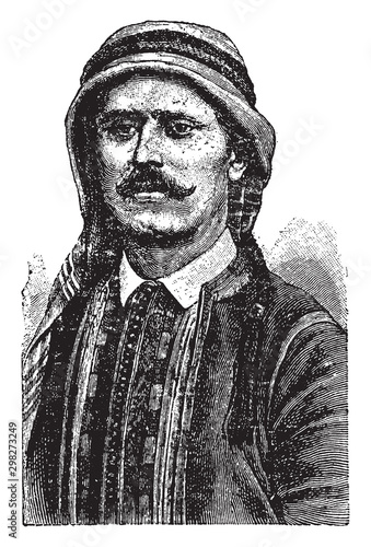 Syrian, vintage illustration.