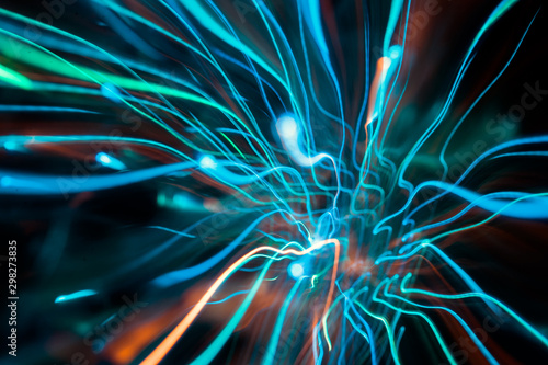 Night lights of the city