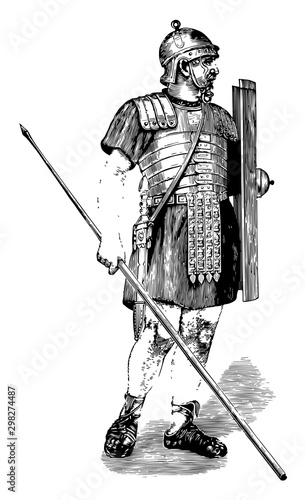 Legionary vintage illustration.