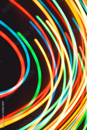 Night lights of the city