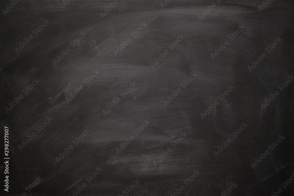 Abstract texture of chalk rubbed out on blackboard or chalkboard background, can be use as concept for school education, dark wall backdrop , design template , etc.