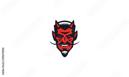 devil logo design