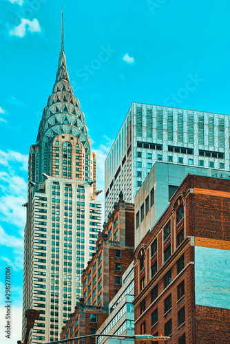 Chrysler Building is an Art Deco skyscraper in Midtown Manhattan, New York City.
