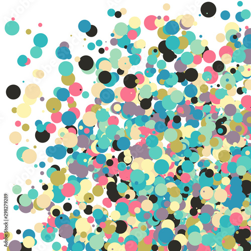 Colorful Universe Distribution Computational Generative Art background illustration © vector_master