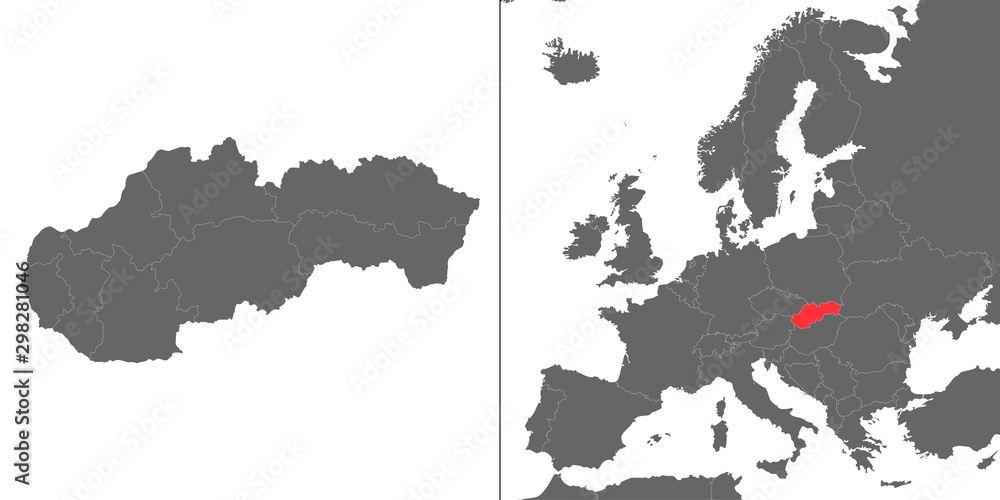Fototapeta premium Map with location