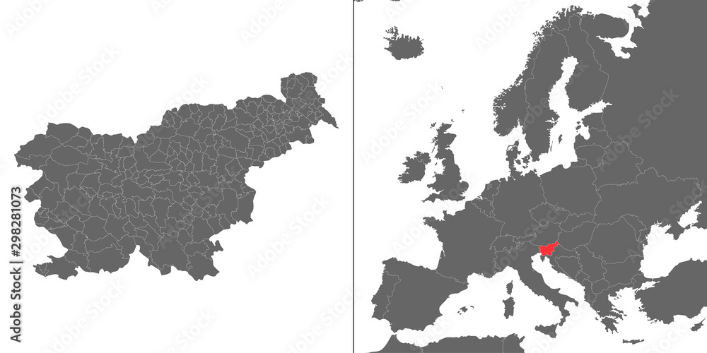 Obraz premium Map with location
