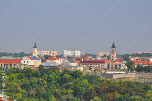 panorama of old town of ukraine