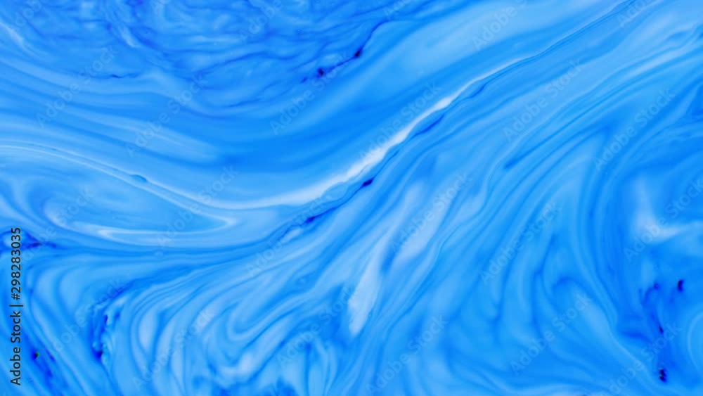 Blue Colorful Ink And Paint Liquid Reaction abstract cloud background Blue Colorful Ink And Paint Liquid Reaction abstract cloud background
