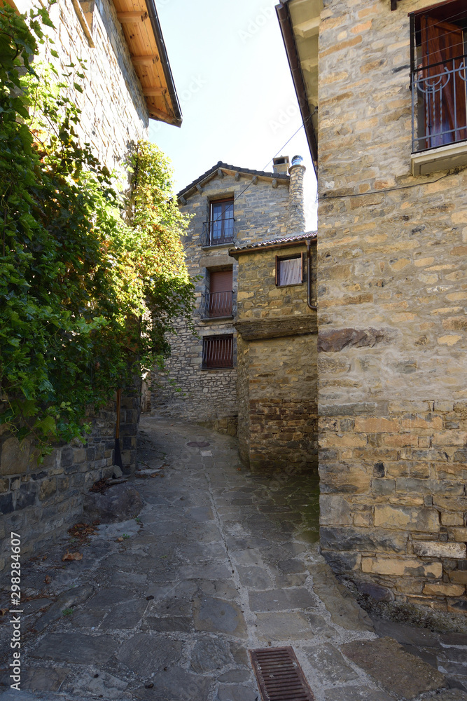 village of Buesa, Huesca province, Aragon, Spain