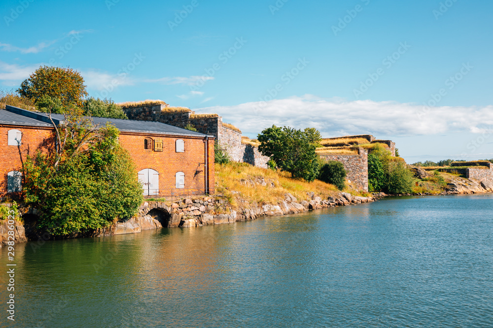 Fototapeta premium Suomenlinna Sea Fortress in Helsinki, Finland