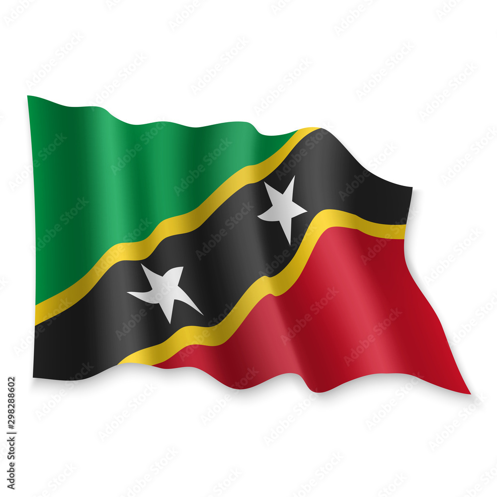 3D Waving Flag. Vector illustration 3D Waving Flag. Vector illustration