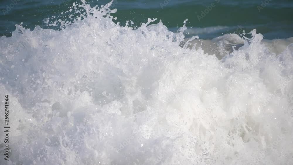 波　 太平洋　渥美半島　 愛知県田原市　日本　スローモーション