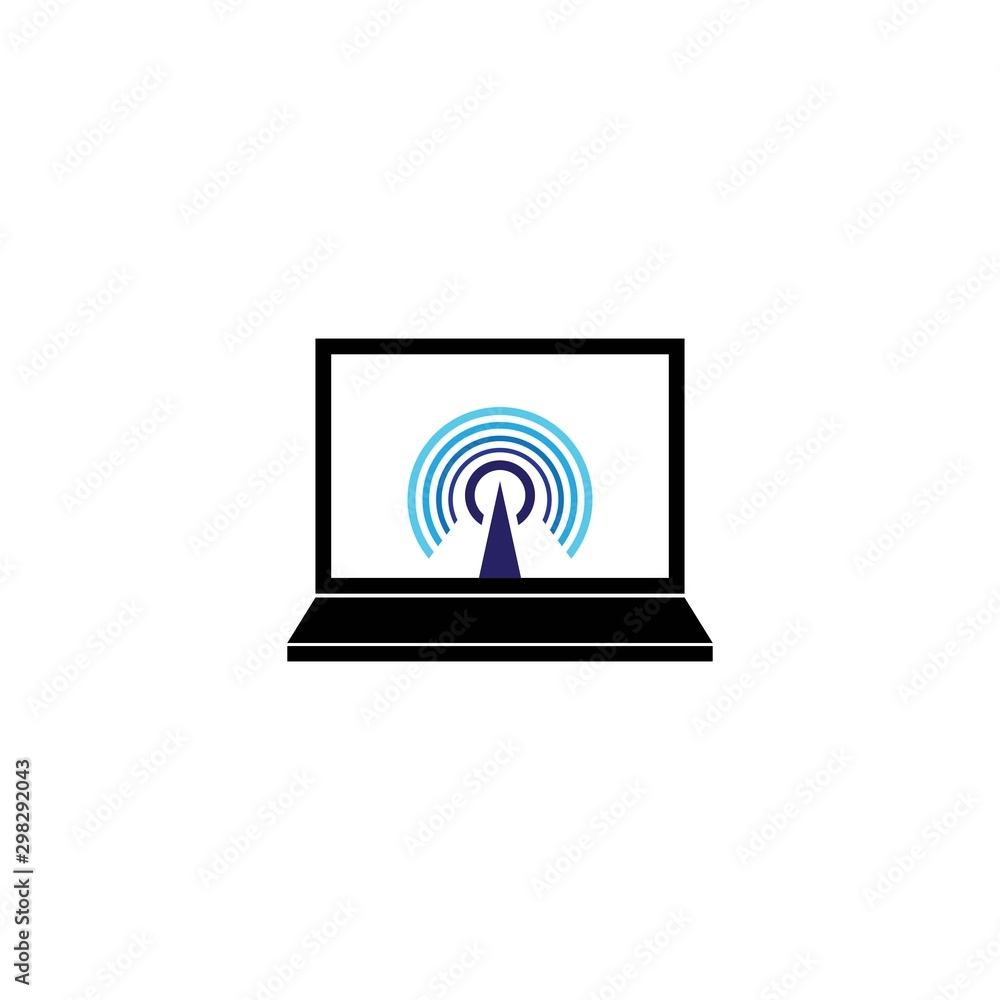 Laptop logo template vector icon design Laptop logo template vector icon design