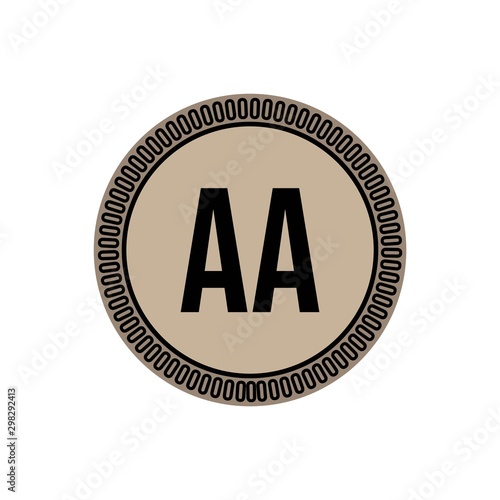 Initial Letter Logo AA Template Vector Design