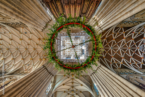 Canvas Print York Minster at Christmas