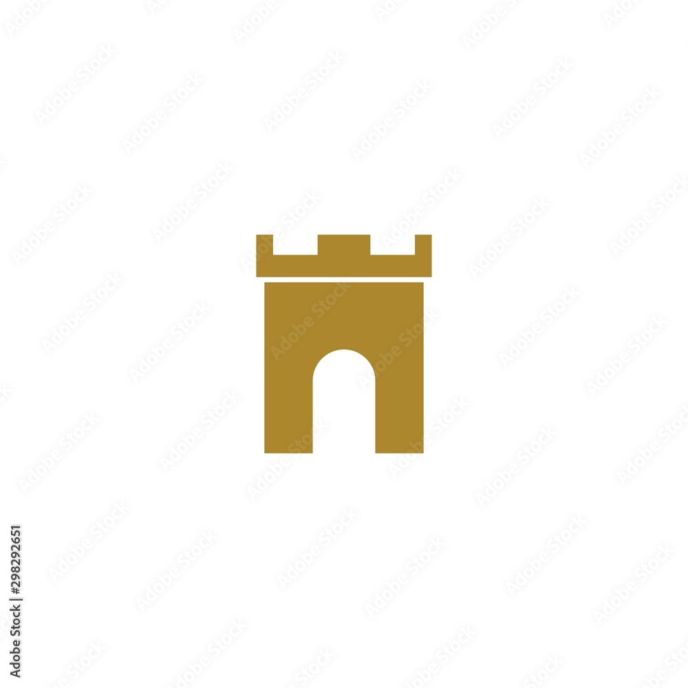 Castle logo template vector icon design Castle logo template vector icon design