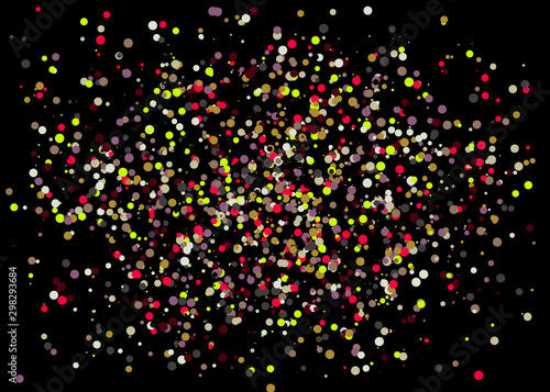 Colorful Universe Distribution Computational Generative Art background illustration
