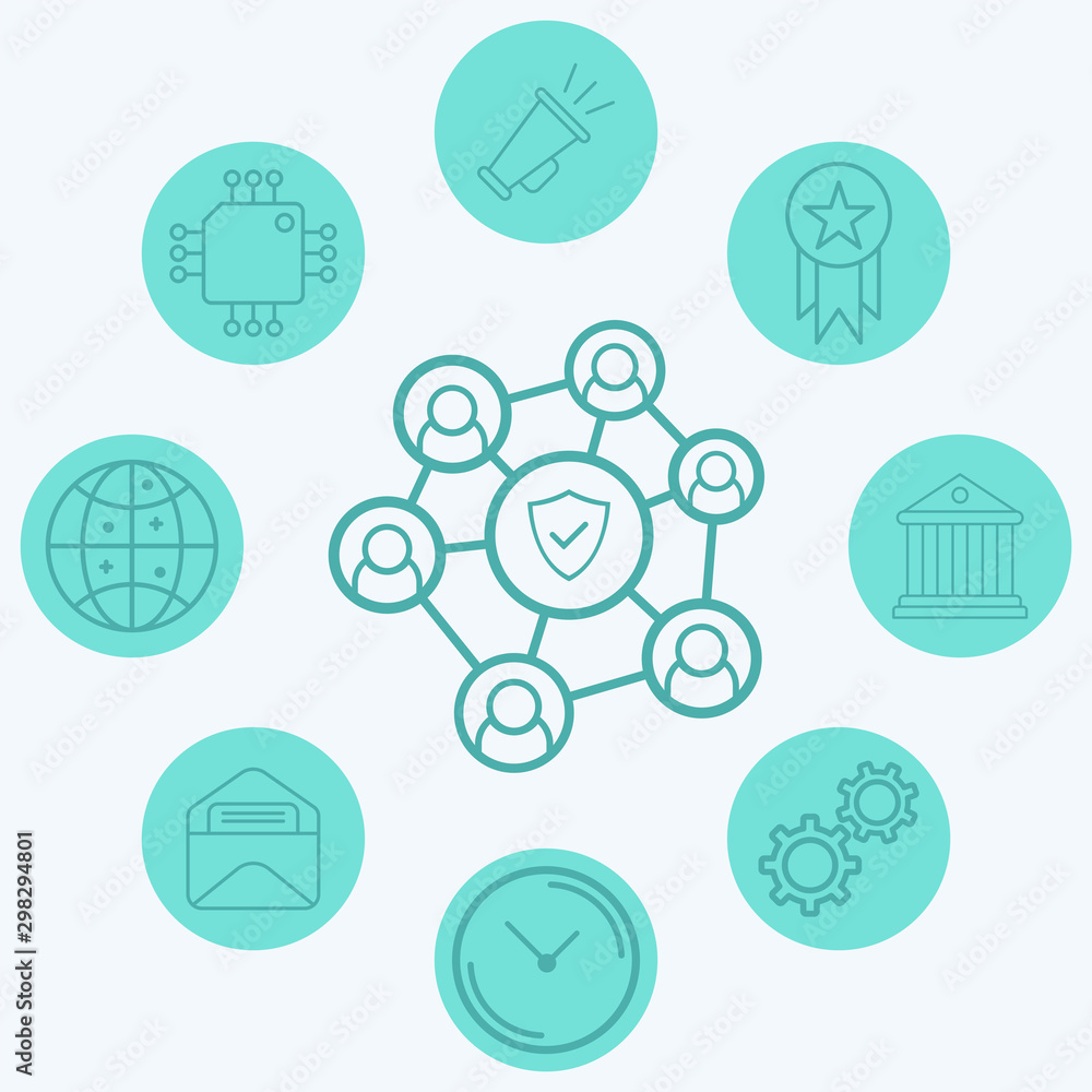 Network protection vector icon sign symbol Network protection vector icon sign symbol