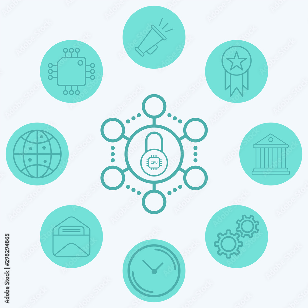 Network protection vector icon sign symbol Network protection vector icon sign symbol