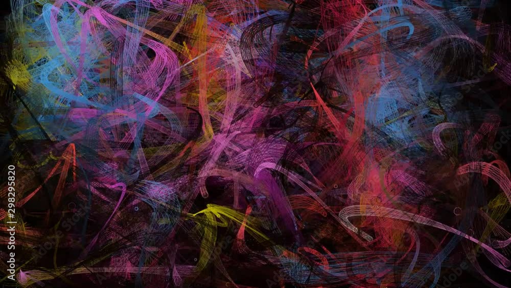 Early Universe after Big Bang, Hot Universe with quantum fluctuations, inflation, cosmos, deep space with stars, dark matter, relict radiation background Early Universe after Big Bang, Hot Universe with quantum fluctuations, inflation, cosmos, deep space with stars, dark matter, relict radiation background
