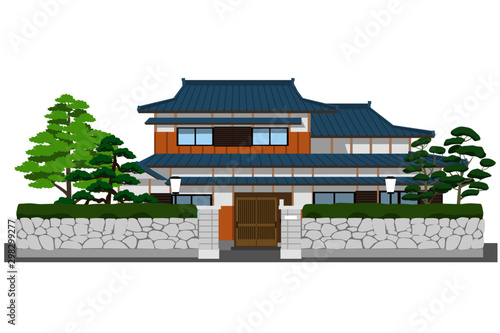 塀付日本家屋35
