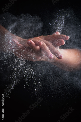 Splash of flour © valkyrielynn