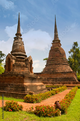 Wat Mahathat at Sukhothai Historical Park  Thailand.