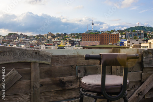 An early evening in Seoul, Itaewon.
