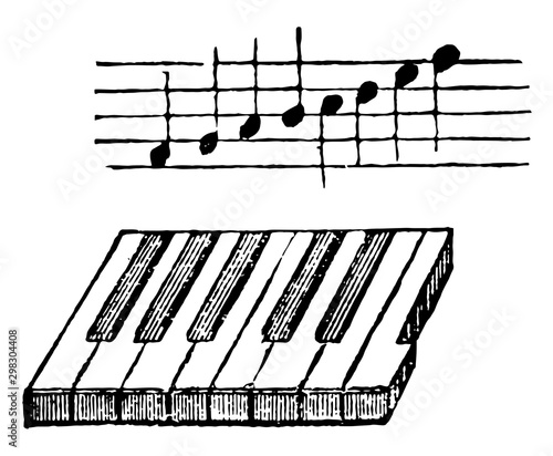 Octave, vintage illustration.