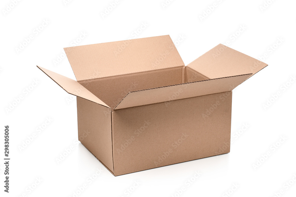 Pudełko opakowanie kartonowe na białym tle