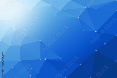 Abstract blue low poly art background for use in design2