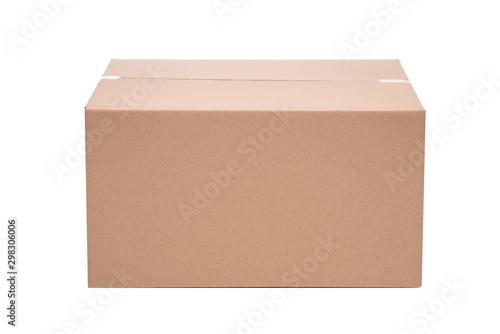 Pudełko opakowanie kartonowe na białym tle