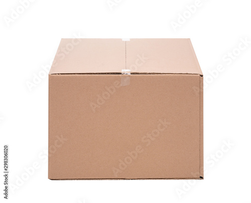 Pudełko opakowanie kartonowe na białym tle