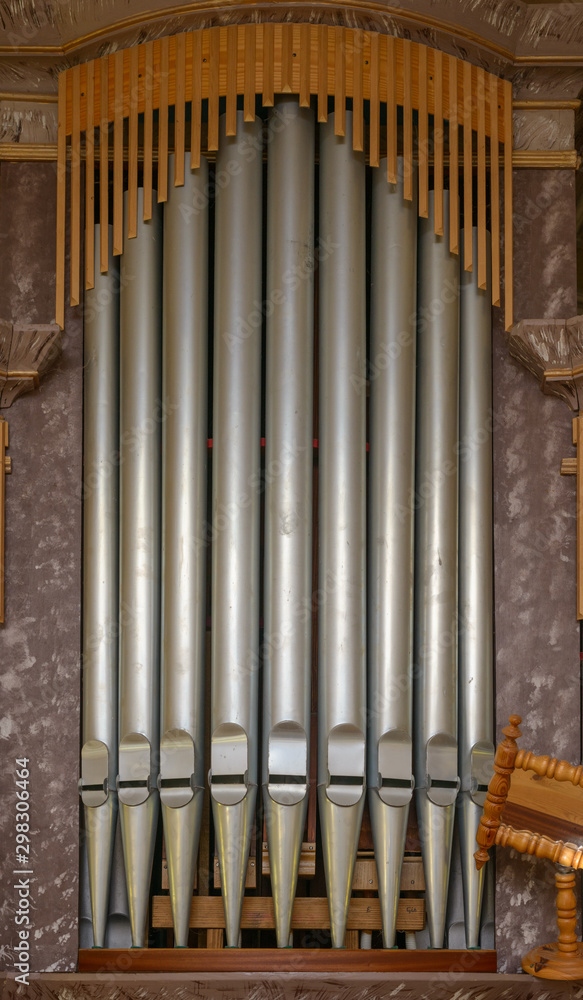 church organ detail