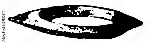 Stone Quoit vintage illustration.