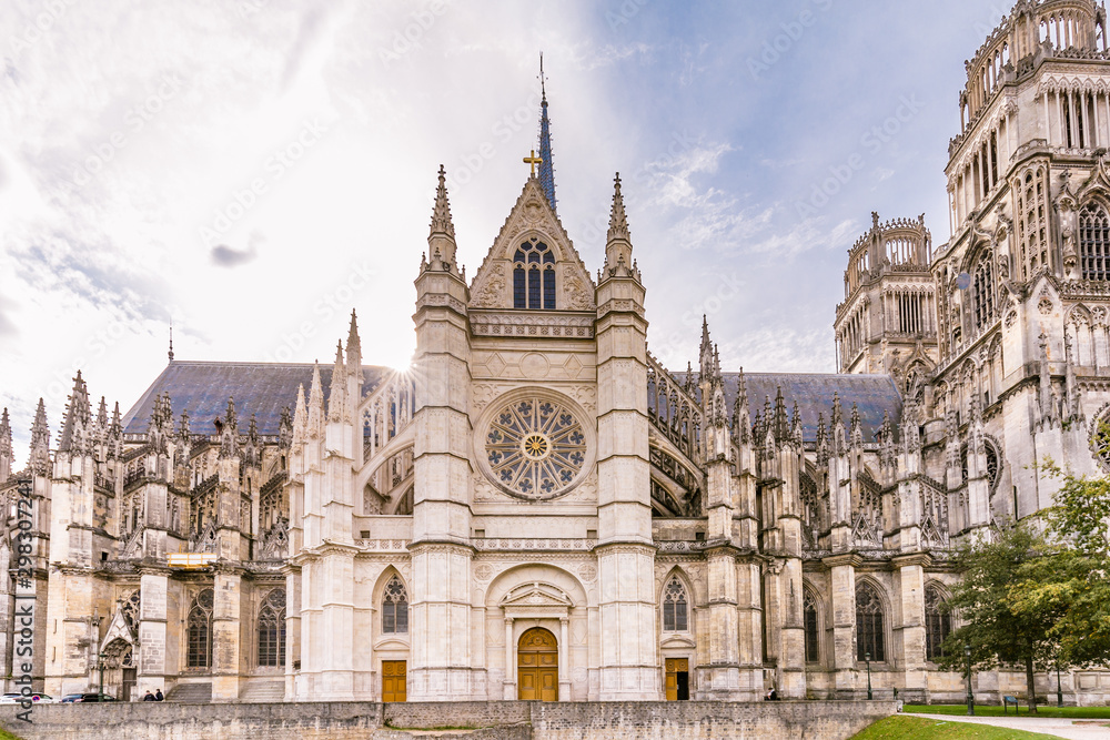 Royal cathedral of the Holy Cross in Orleans in France Royal cathedral of the Holy Cross in Orleans in France
