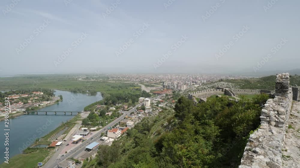 View from Rozafa castle, shkodra View from Rozafa castle, shkodra