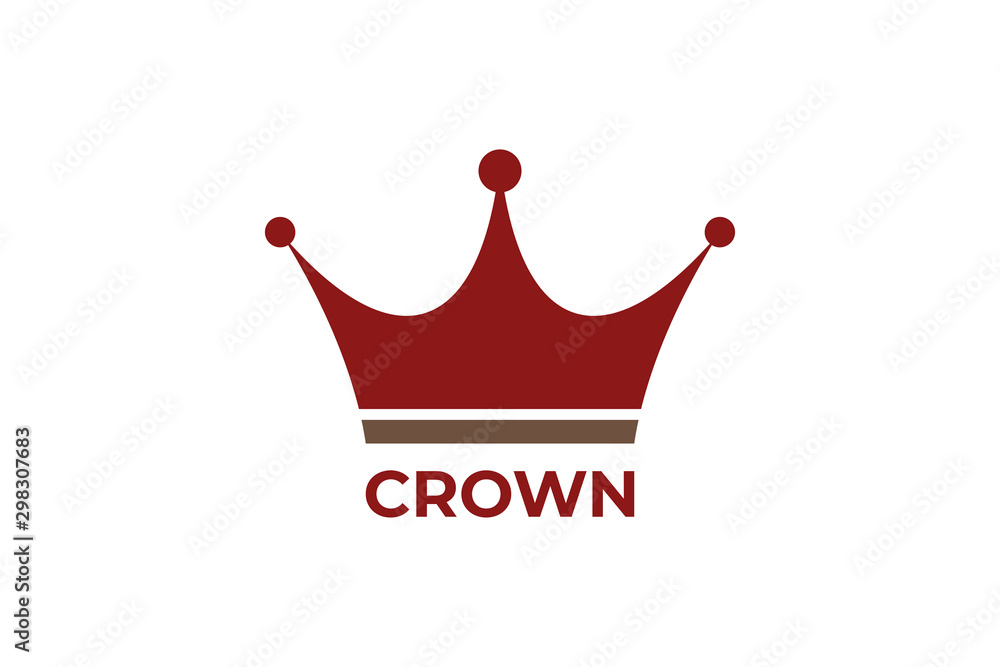 Crown Logo Design King or Queen Symbol Vector Illustration Crown Logo Design King or Queen Symbol Vector Illustration
