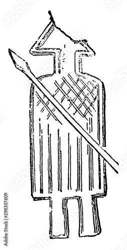 Carthaginian Art vintage illustration.